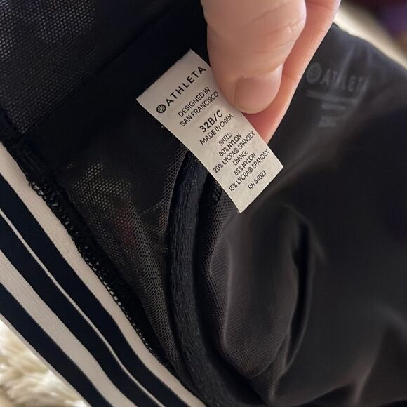 Athleta High Neck Bikini Top 32B/C - Picture 5 of 5